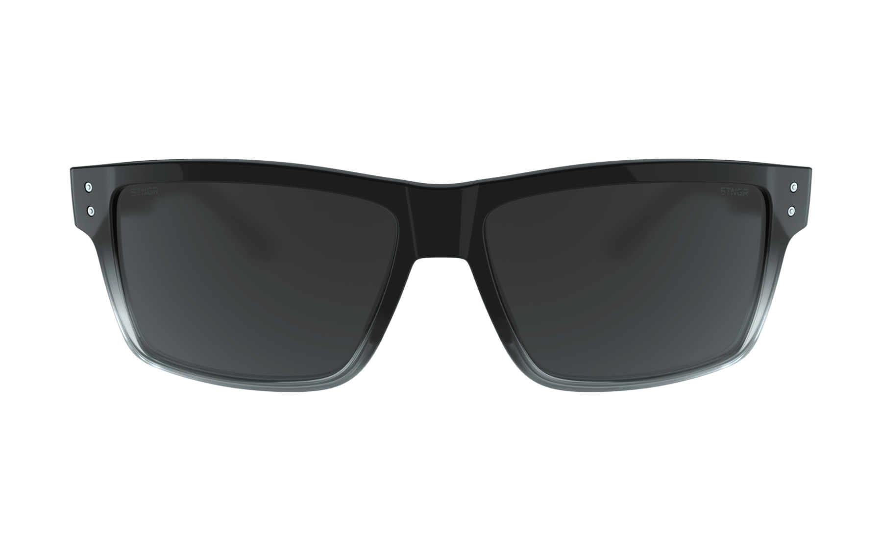 Two-Tone Square Frame Lifestyle Sunglasses